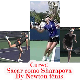 capa Maria Sharapova saque